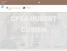 Tablet Screenshot of ecole-curien.fr